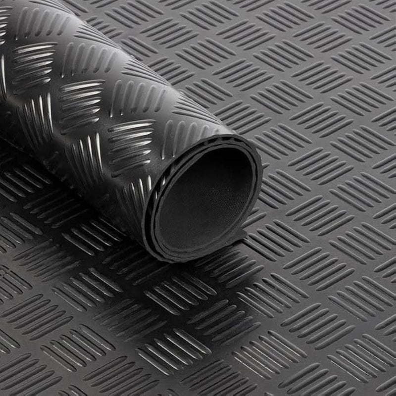 Suelo Vinílico PVC Aspas Negro - instalación