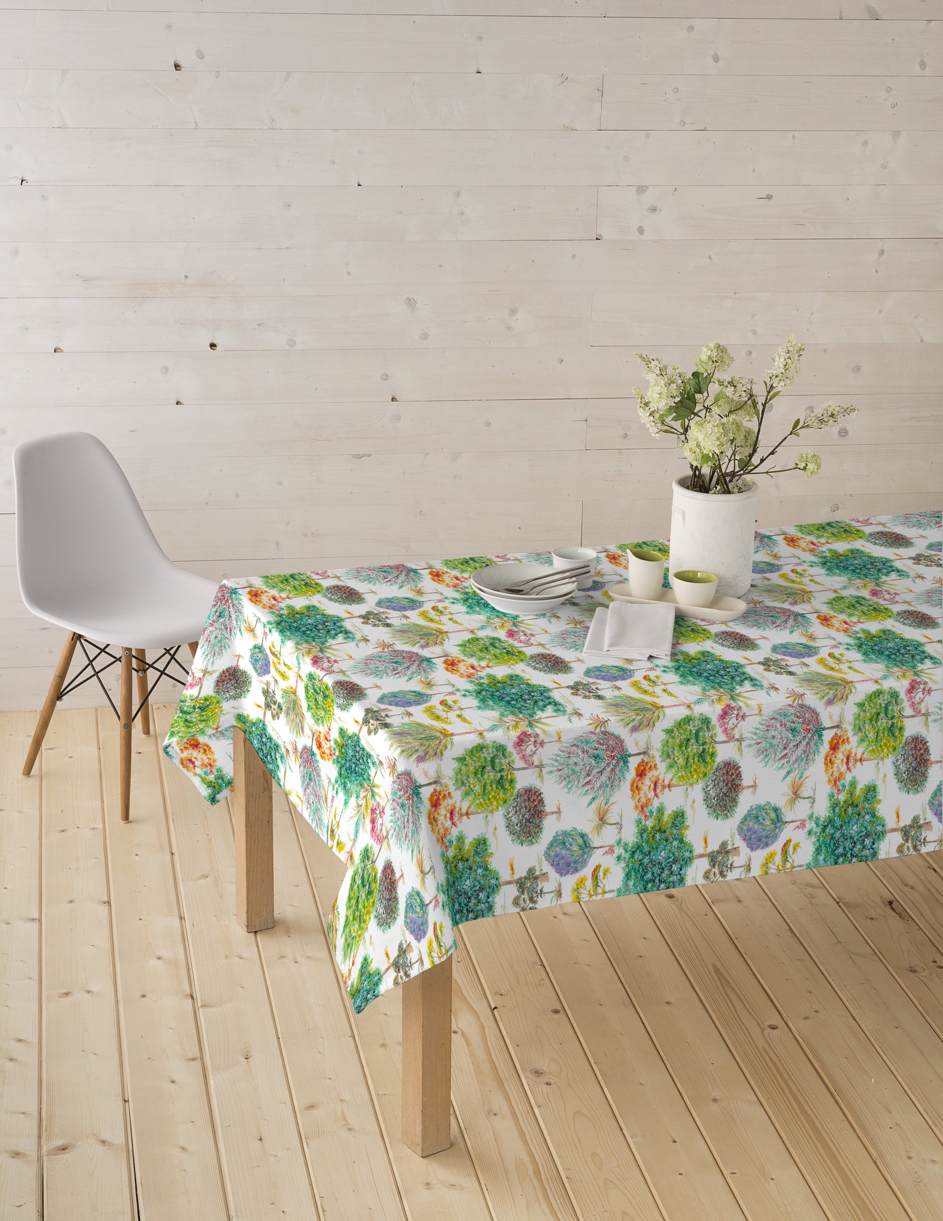 Mantel tela resinada antimanchas Primavera