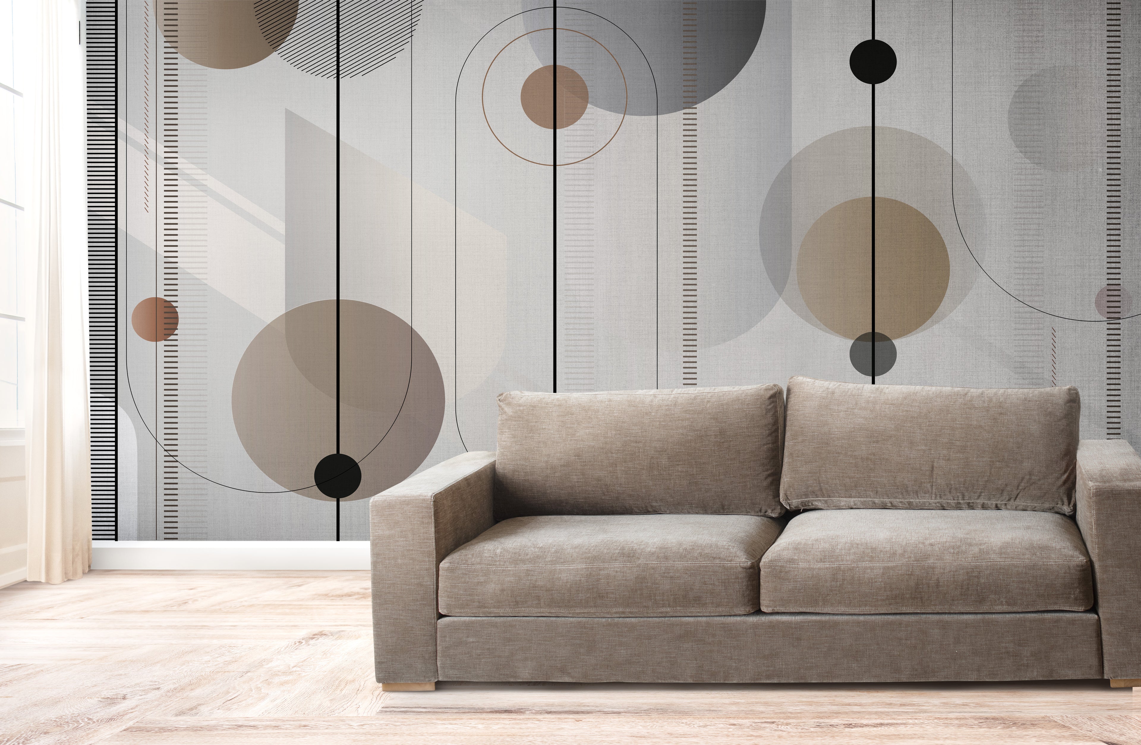 Mural vinílico autoadhesivo Wallplas Sicilia