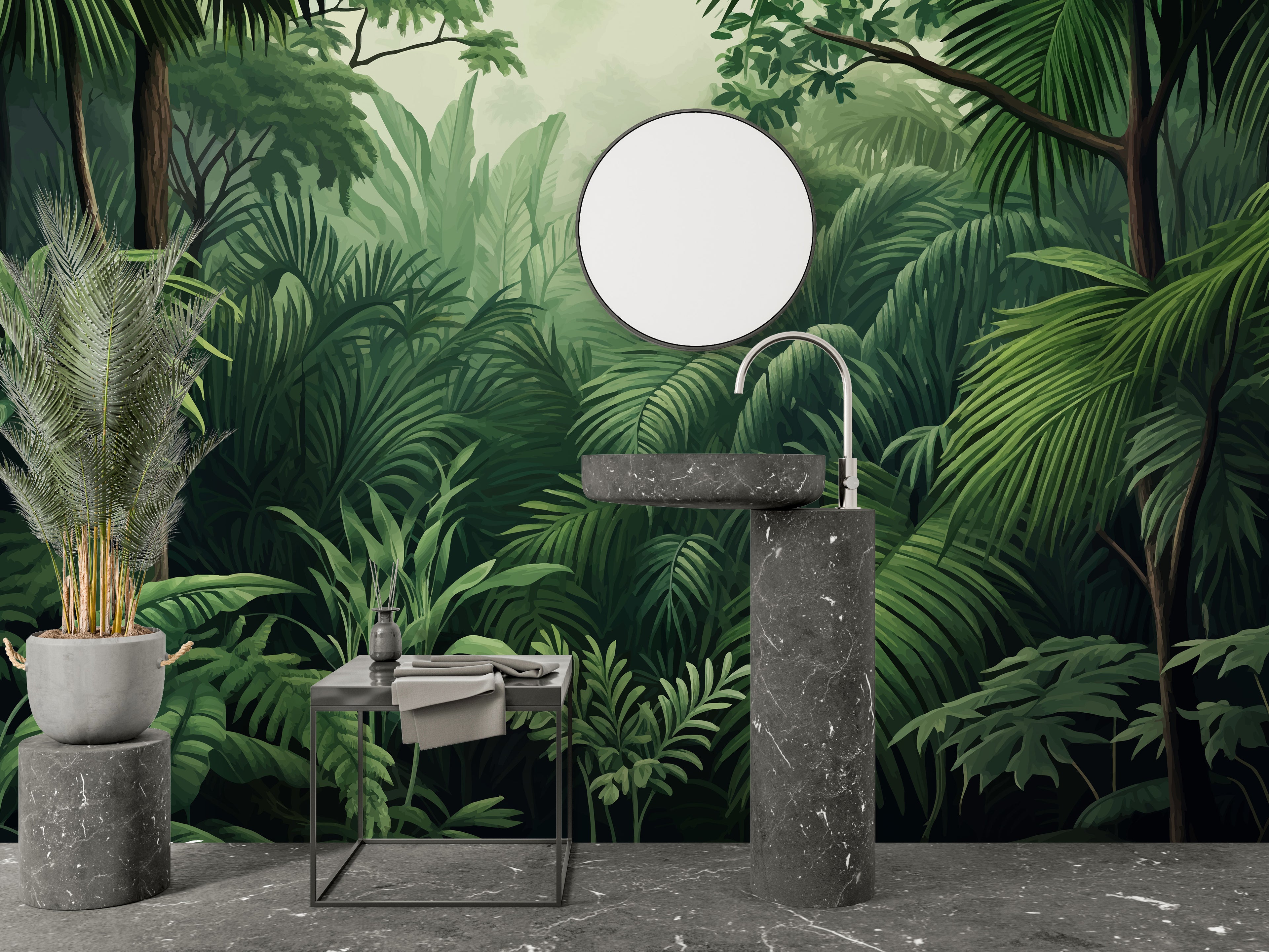 Mural vinílico autoadhesivo Wallplas Selva