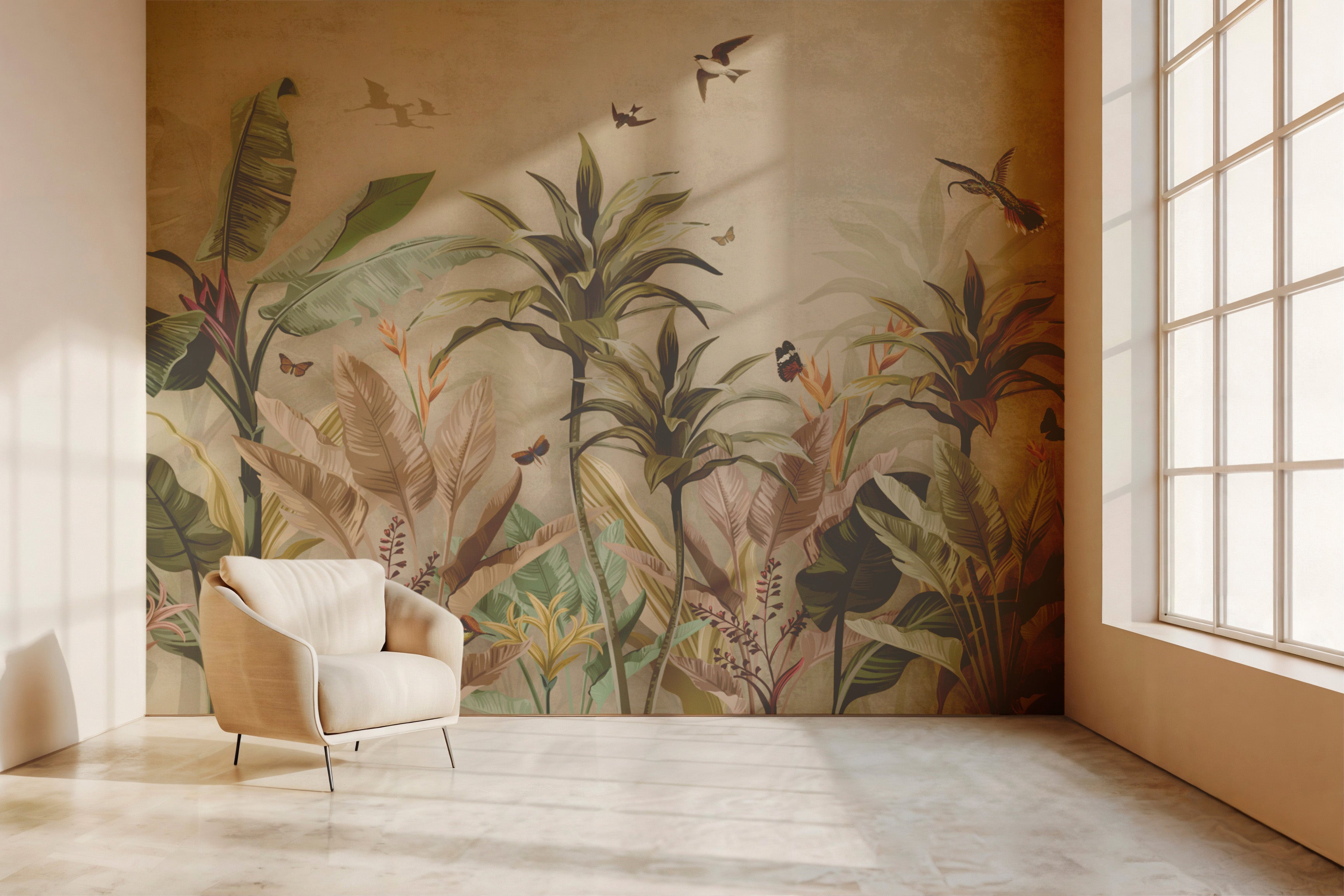 Mural vinílico autoadhesivo Wallplas Gomera