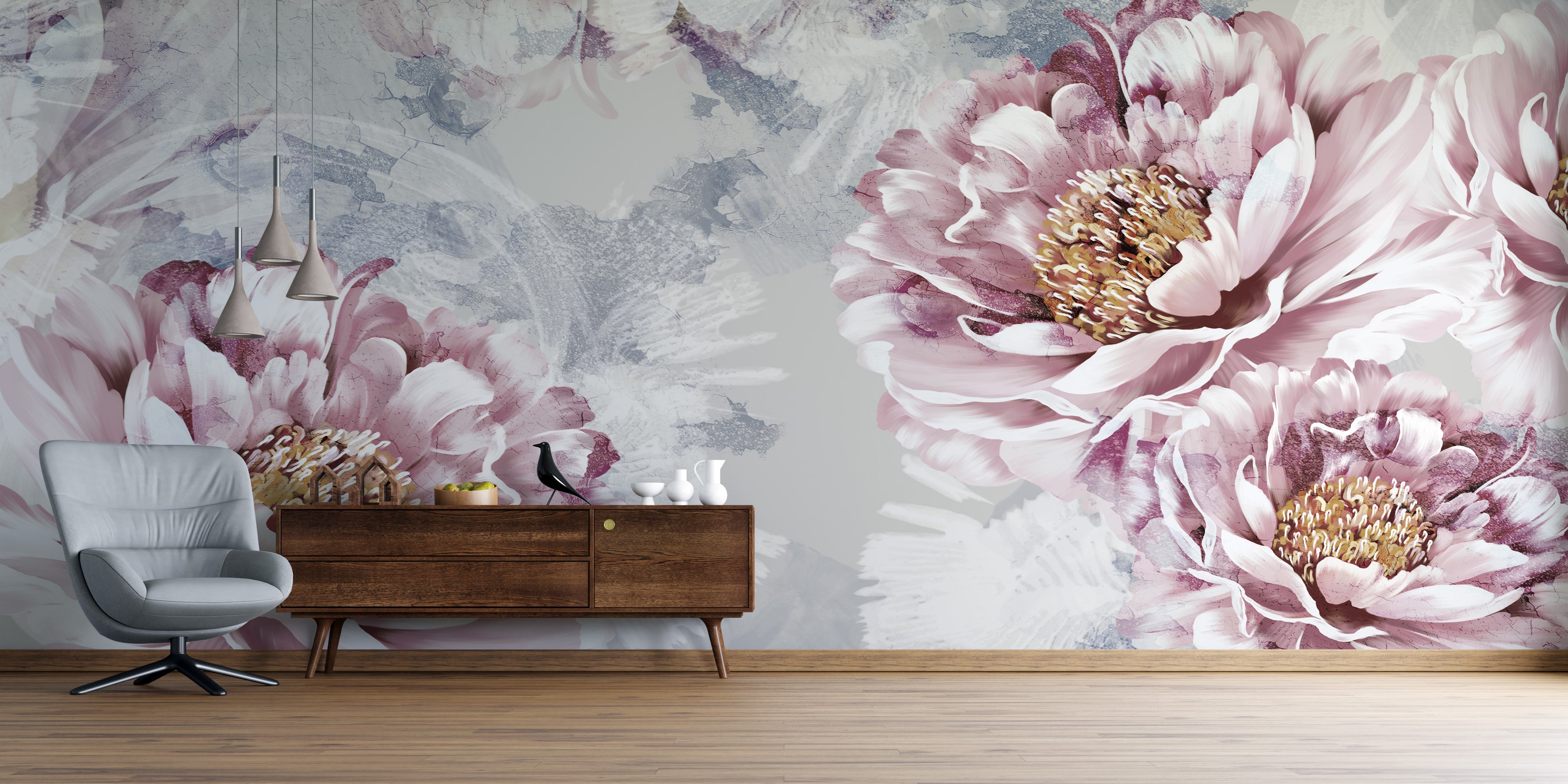 Mural vinílico autoadhesivo Wallplas Arties