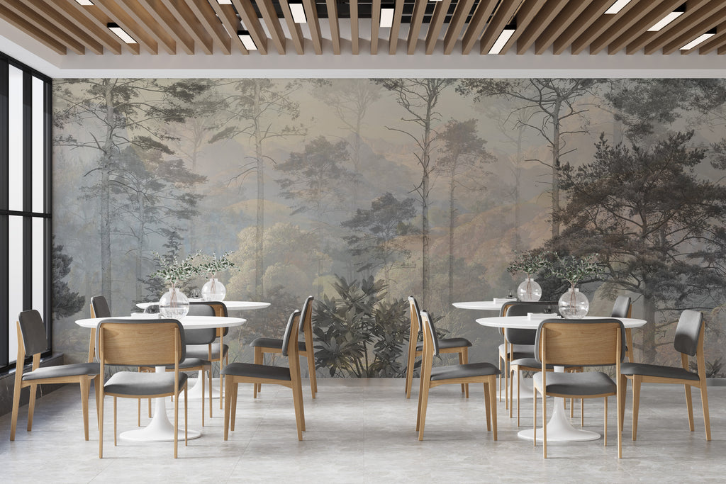 Mural vinílico autoadhesivo Wallplas Bosque