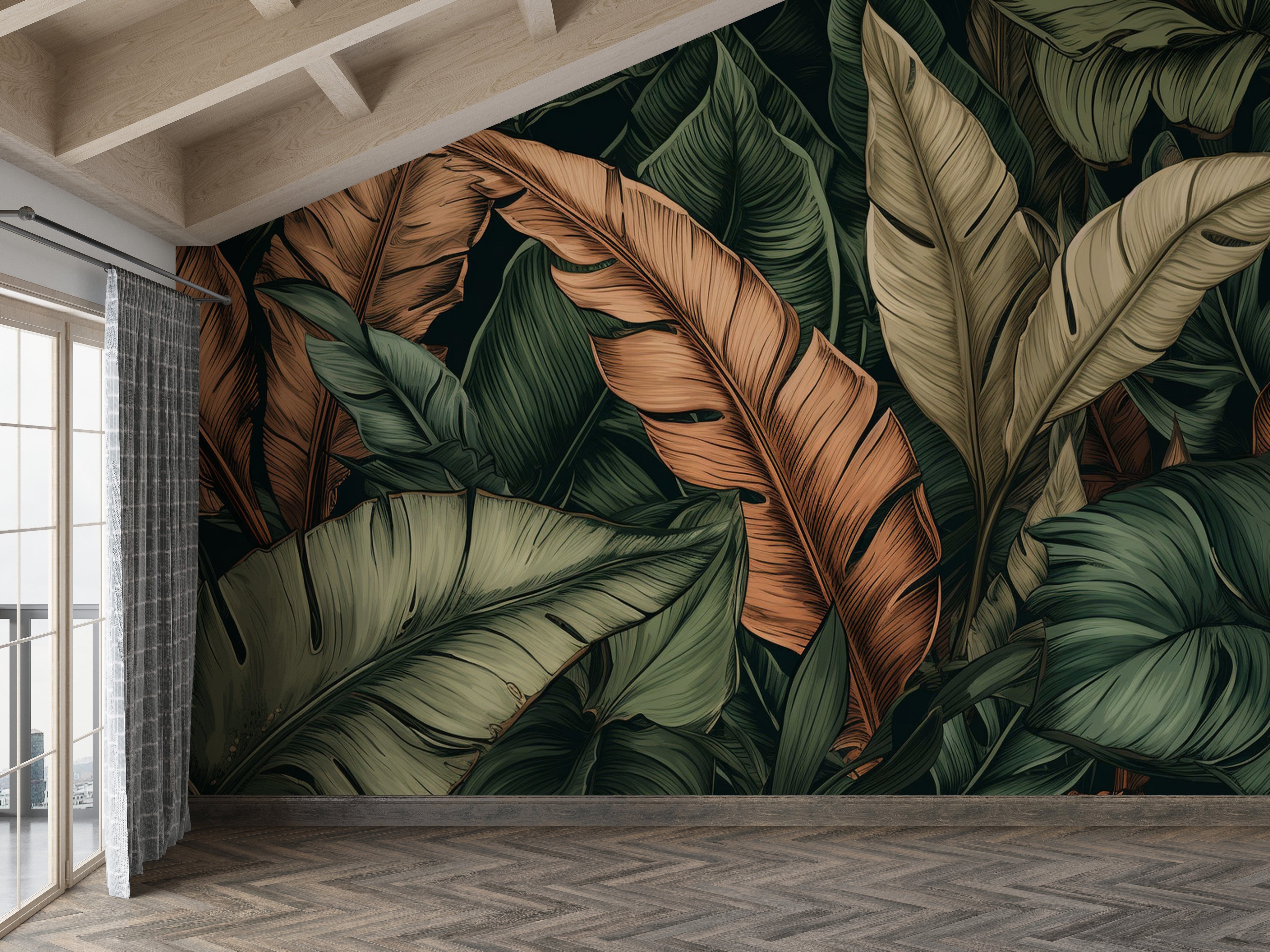 Mural vinílico autoadhesivo Wallplas Mapa Sanabria