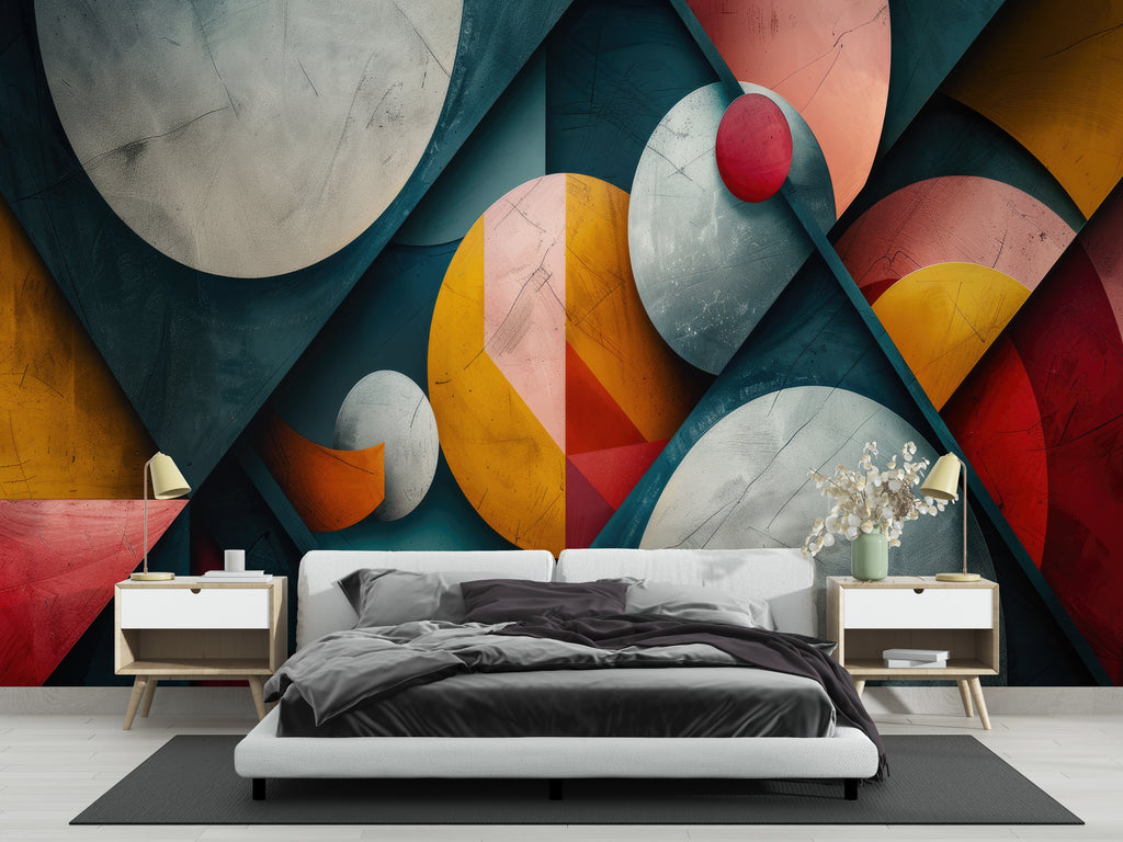 Mural vinílico autoadhesivo Wallplas Bolas