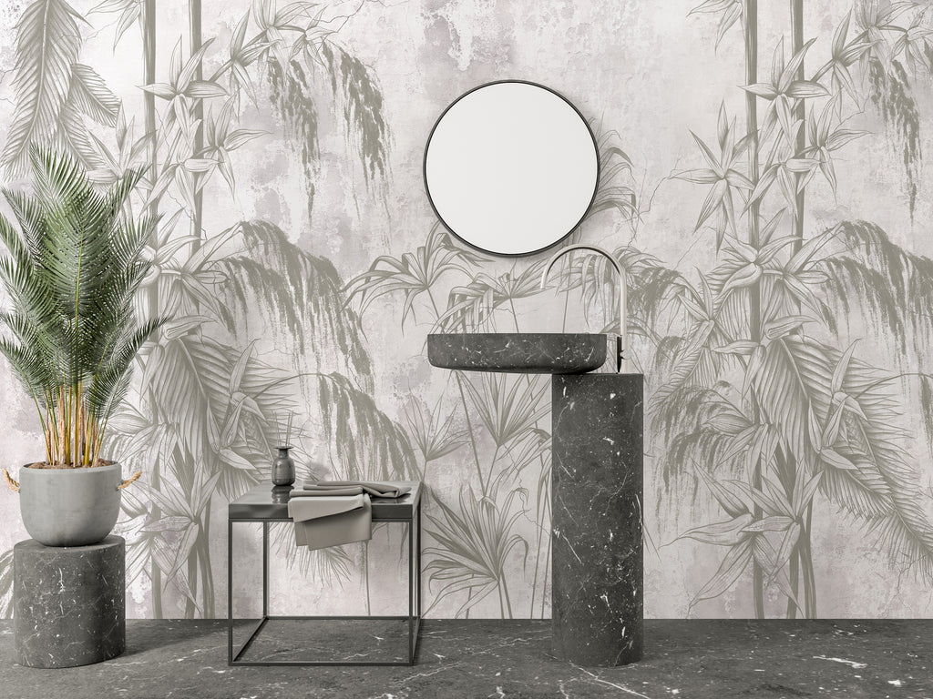 Mural vinílico autoadhesivo Wallplas Bamboo