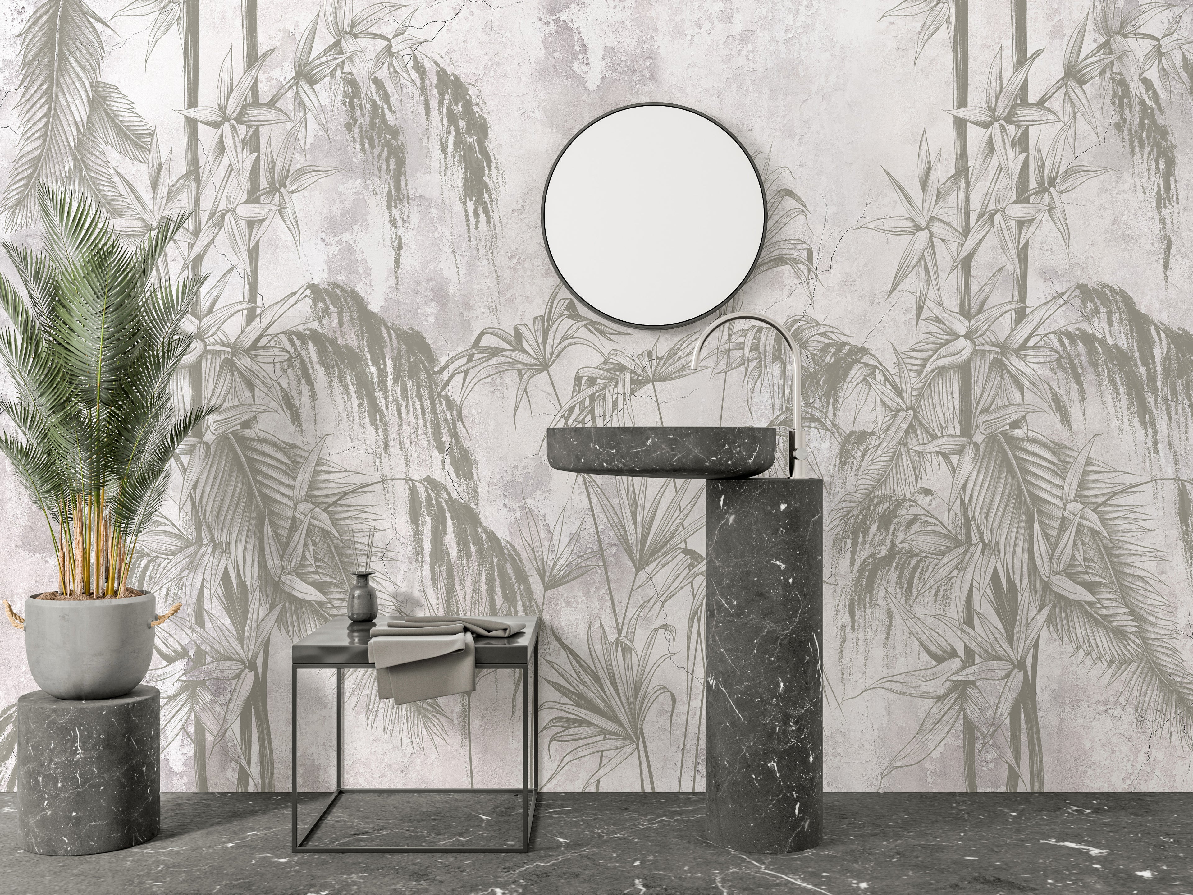 Mural vinílico autoadhesivo Wallplas Bamboo