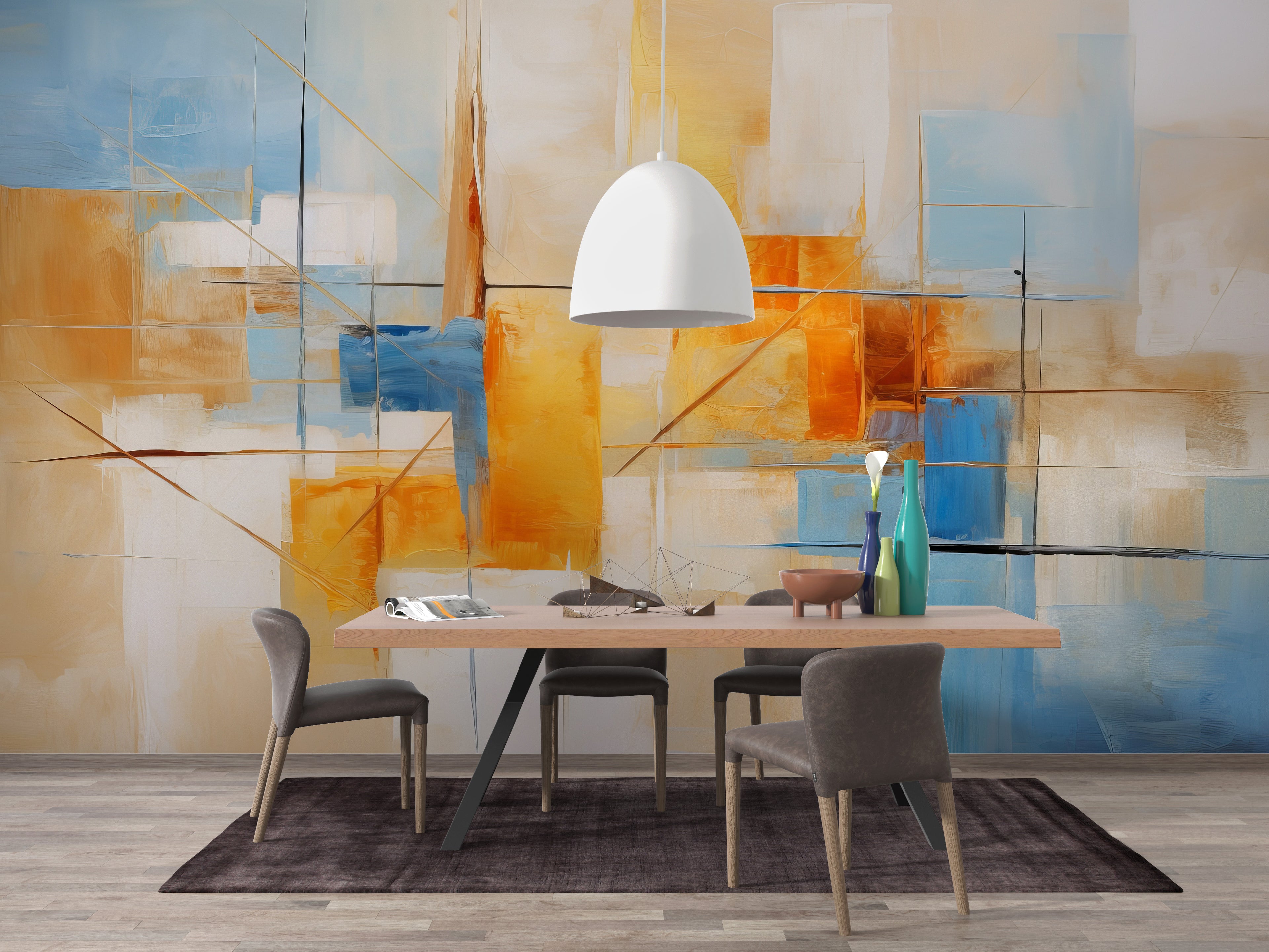 Mural vinílico autoadhesivo Wallplas Contemporaneo