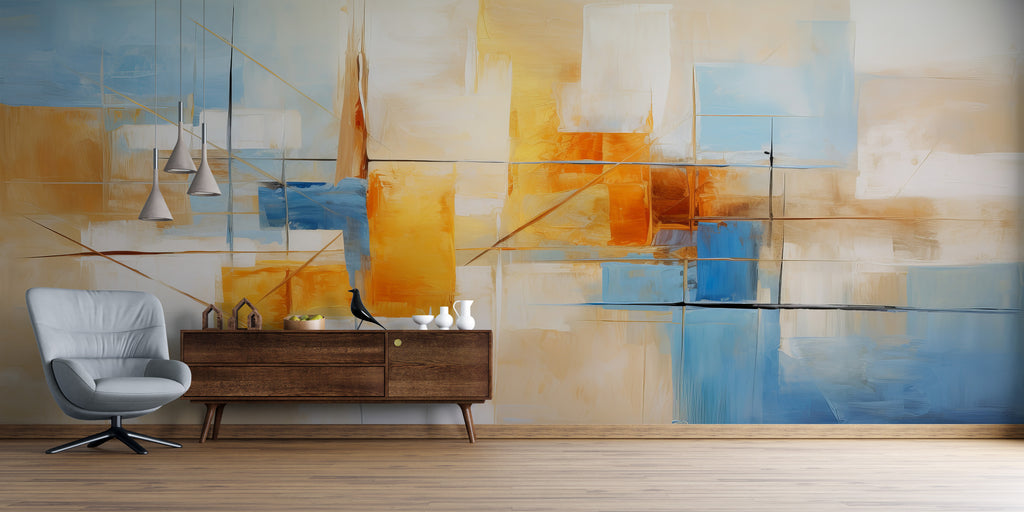 Mural vinílico autoadhesivo Wallplas Contemporaneo