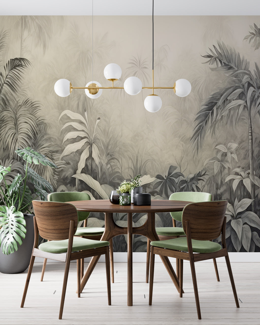 Mural vinílico autoadhesivo Wallplas Tropico