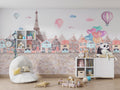 Mural vinílico autoadhesivo Wallplas Infantil Panda