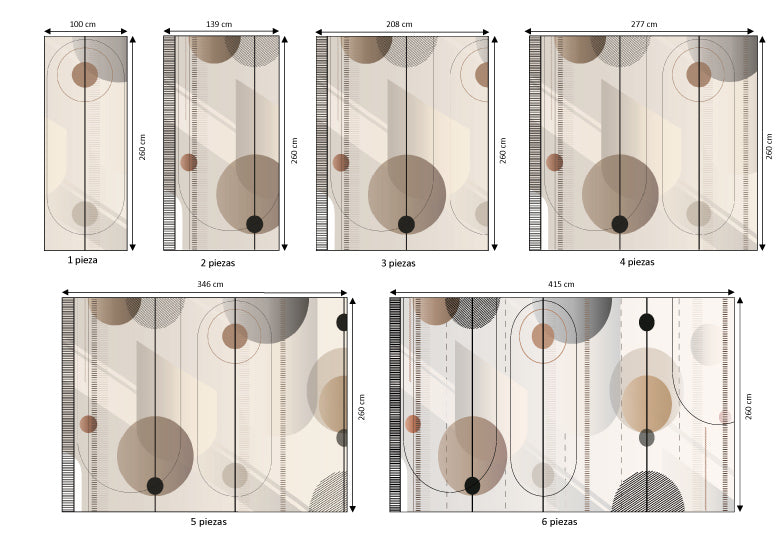 Mural vinílico autoadhesivo Wallplas Sicilia