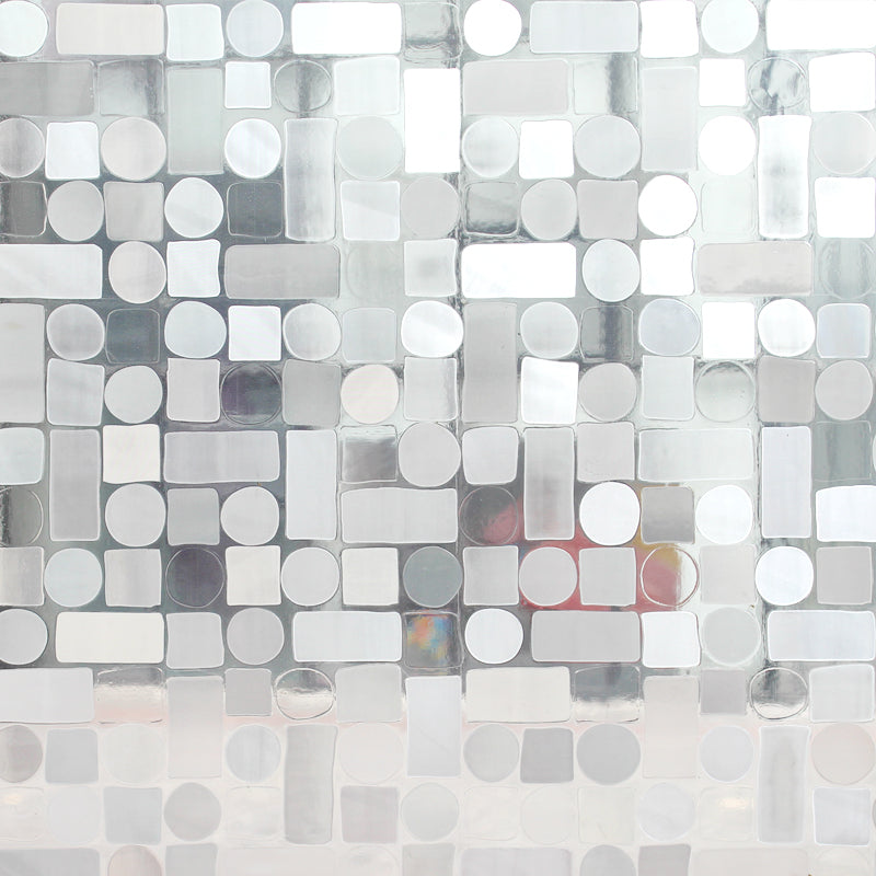 Vinilo estático para ventanas grabado 3D Blocks