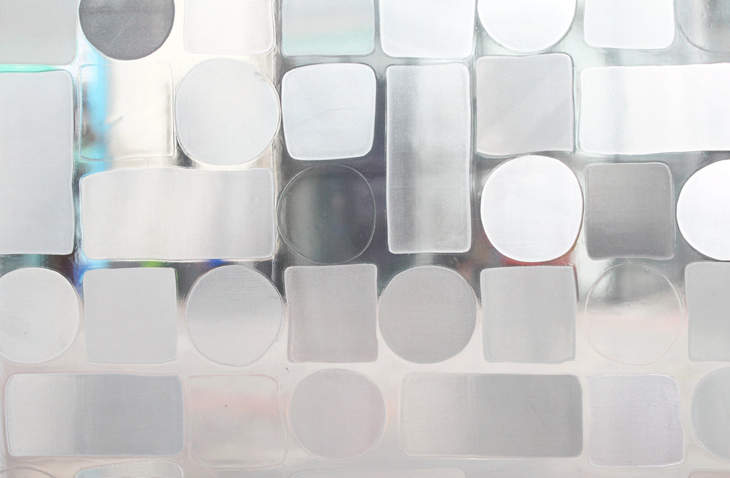 Vinilo estático para ventanas grabado 3D Blocks