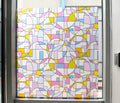 Vinilo estático para ventanas estampado Geometrico