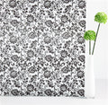 Vinilo estático para ventanas estampado Flores