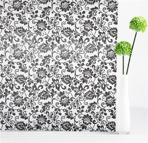 Vinilo estático para ventanas estampado Flores