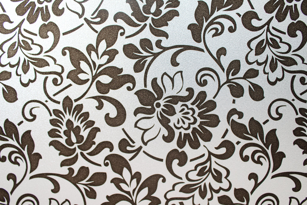 Vinilo estático para ventanas estampado Flores