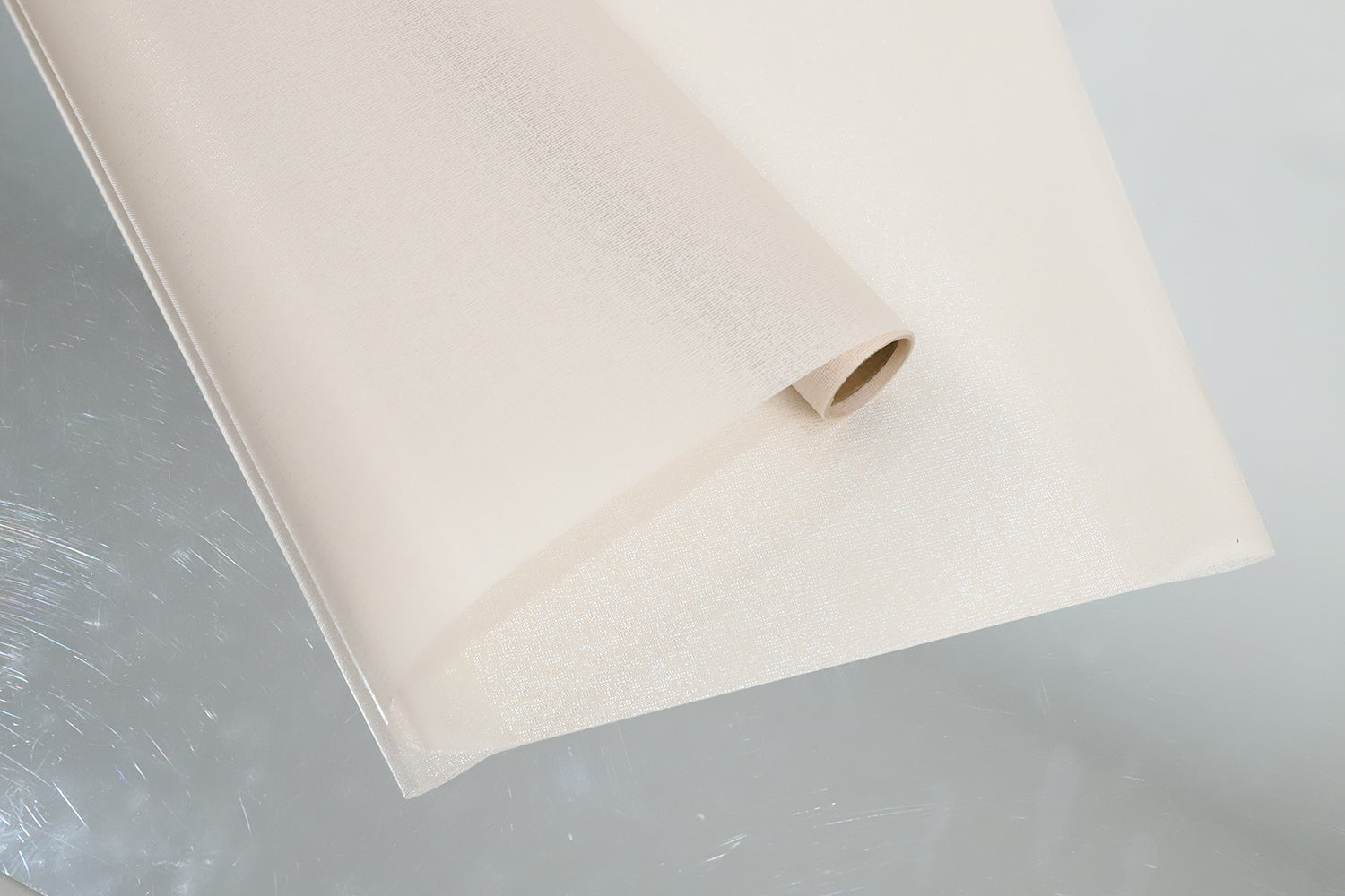 Vinilo estático para ventanas estampado Trama blanco