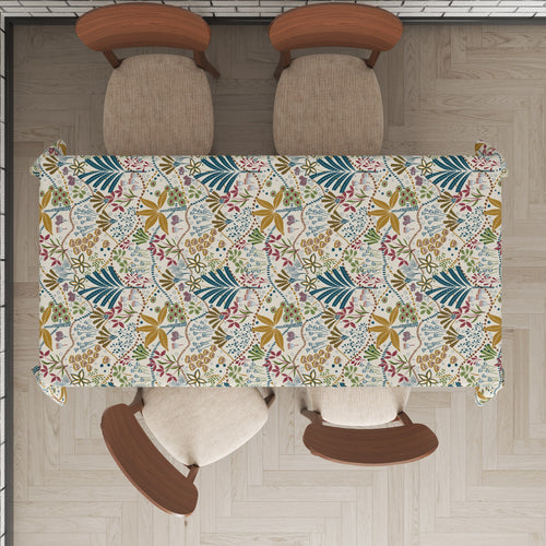 Mantel de hule estampado, impermeable y fácil de limpiar |Talu multicolor