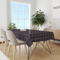 Mantel de hule estampado, impermeable y fácil de limpiar | Flisen negro