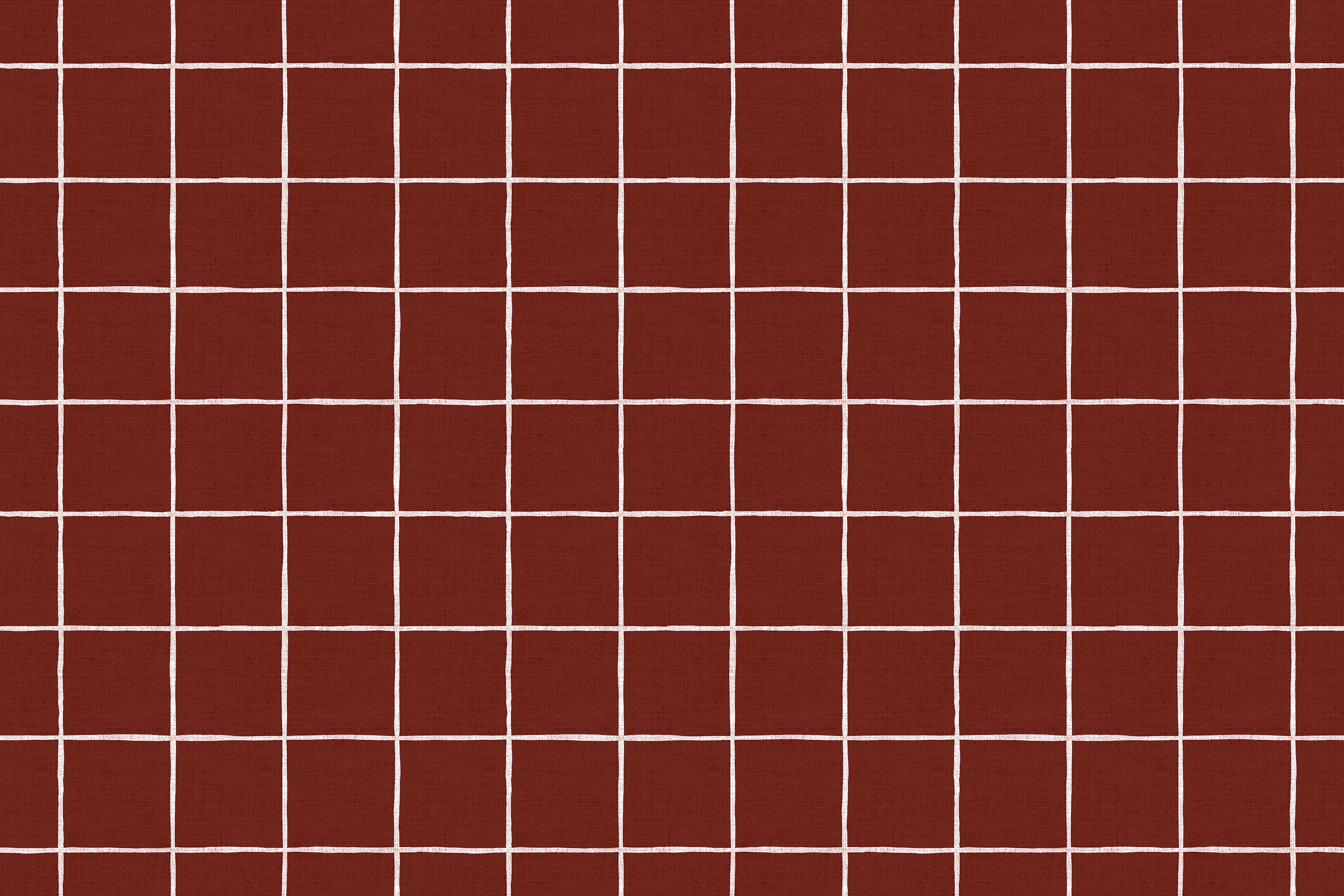 Mantel de hule estampado, impermeable y fácil de limpiar | Flisen burdeos