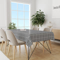 Mantel de hule estampado, impermeable y fácil de limpiar | Flisen gris