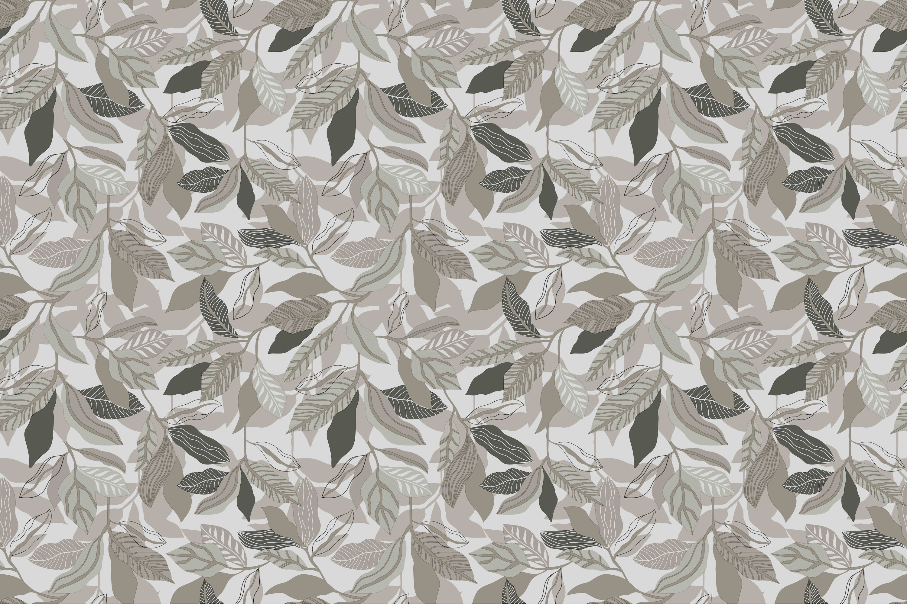 Mantel de hule estampado, impermeable y fácil de limpiar | Taia gris