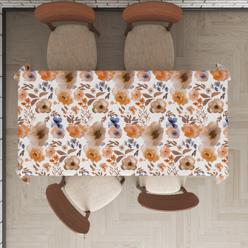 Mantel de hule estampado, impermeable y fácil de limpiar | Niwa ocre