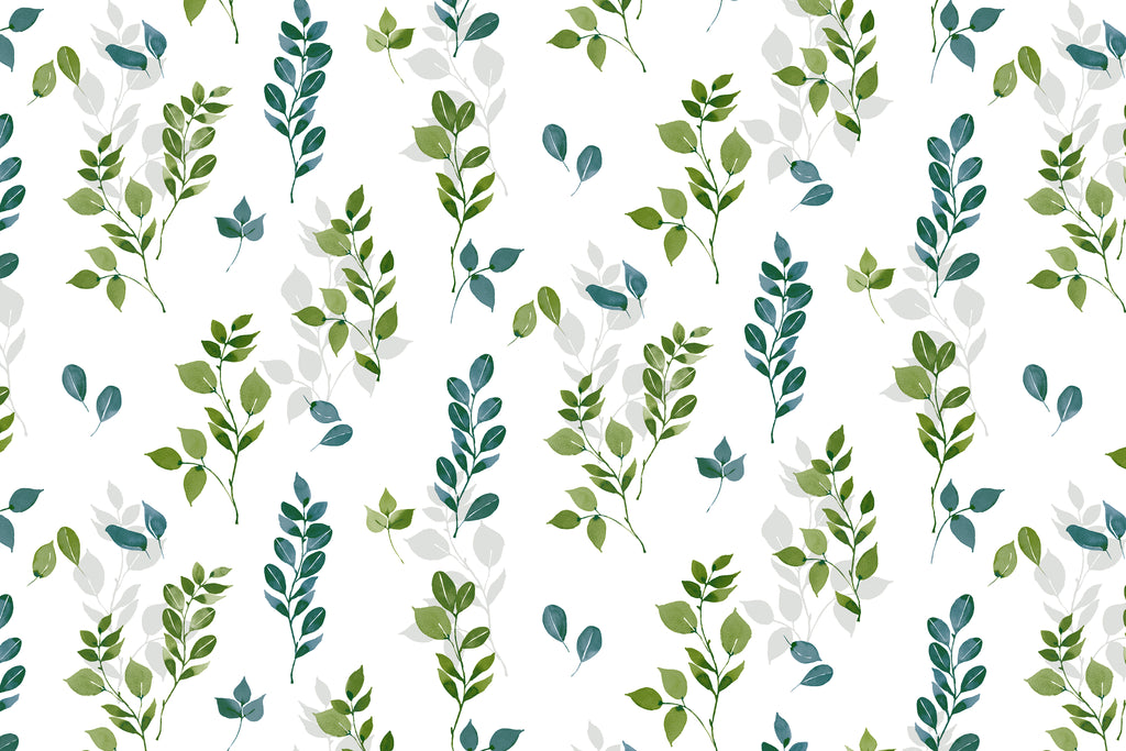 Mantel de hule estampado, impermeable y fácil de limpiar | Sumie verde