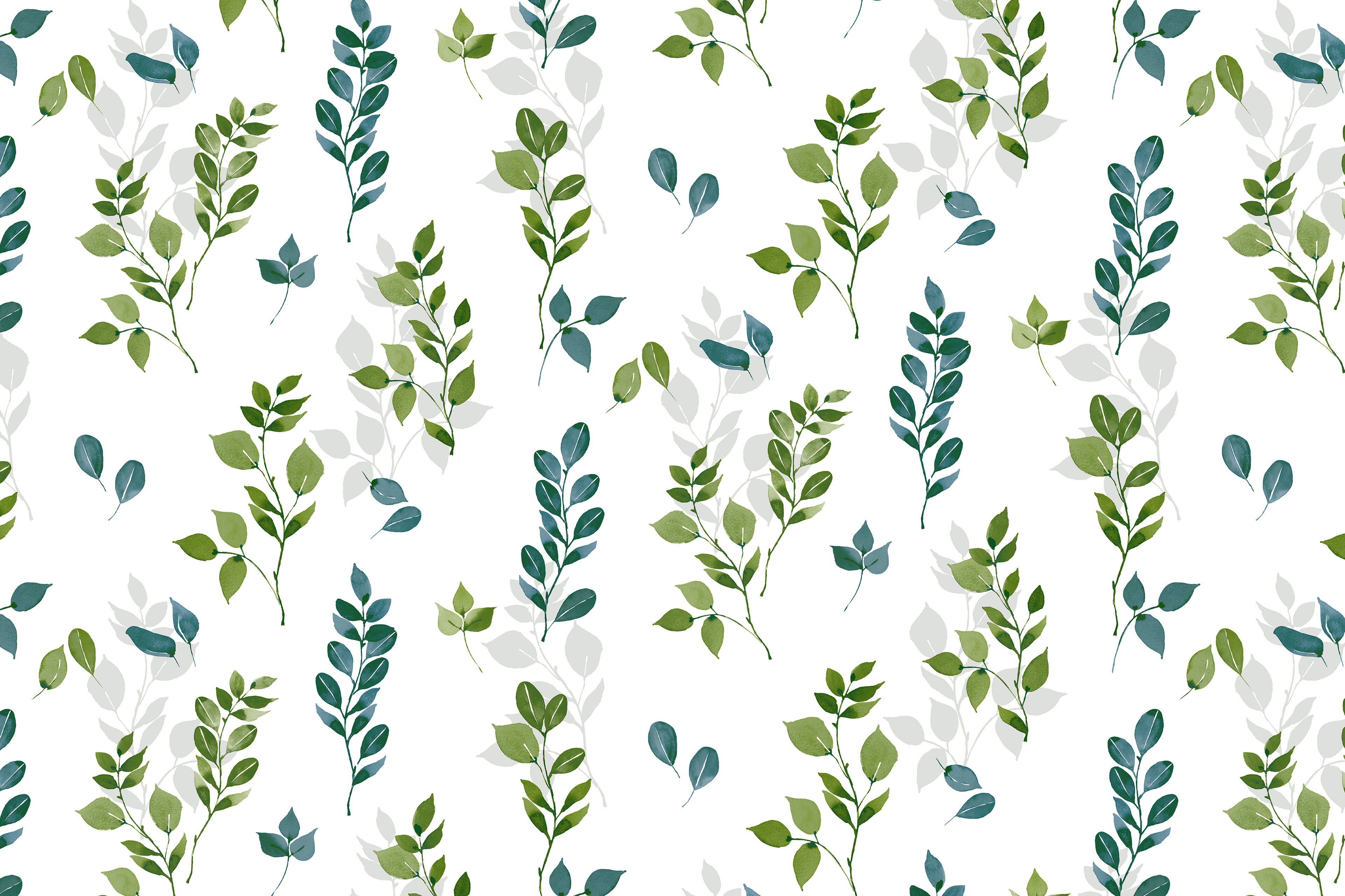 Mantel de hule estampado, impermeable y fácil de limpiar | Sumie verde