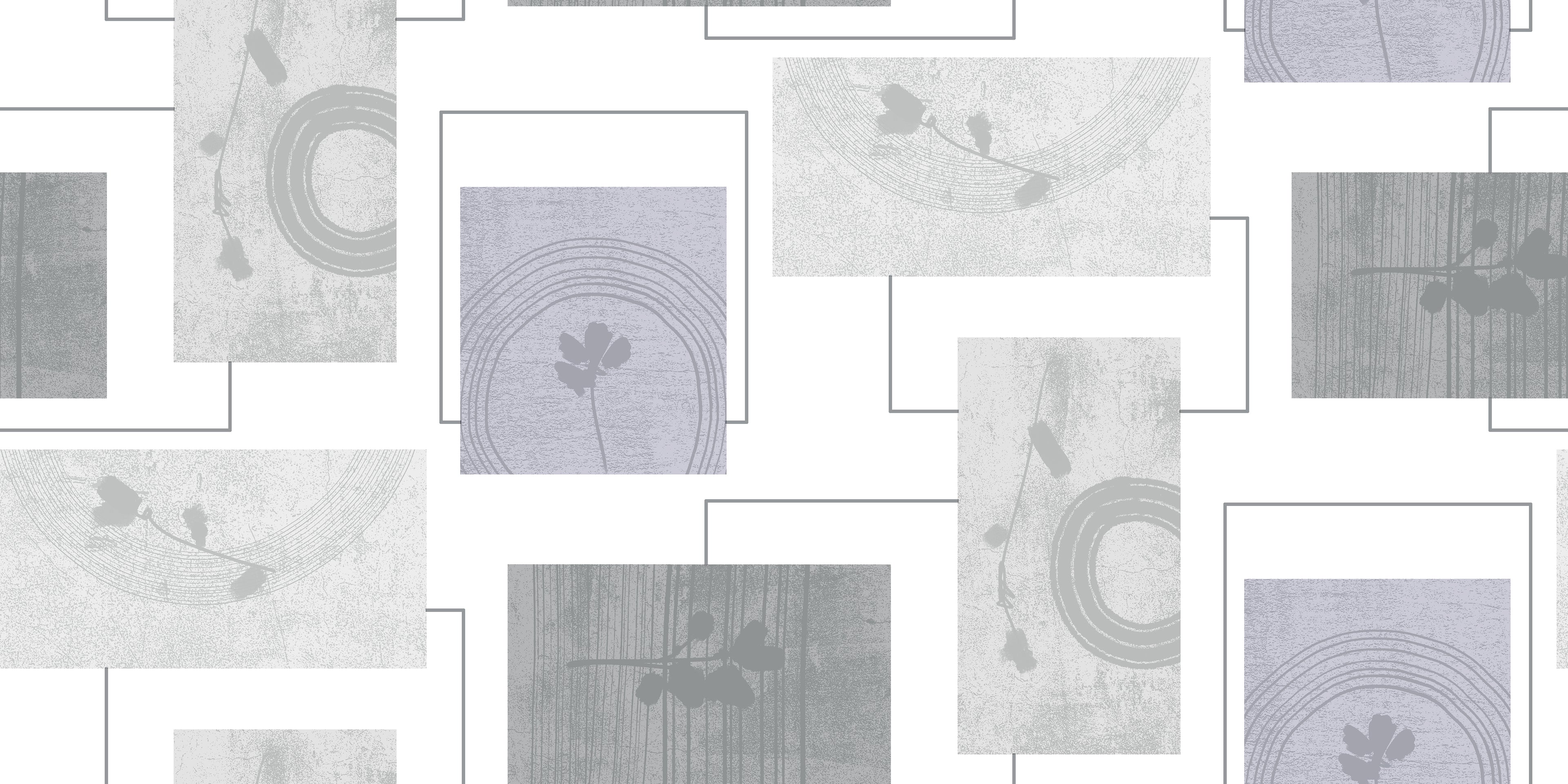 Mantel de hule estampado, impermeable y fácil de limpiar | Galerie gris