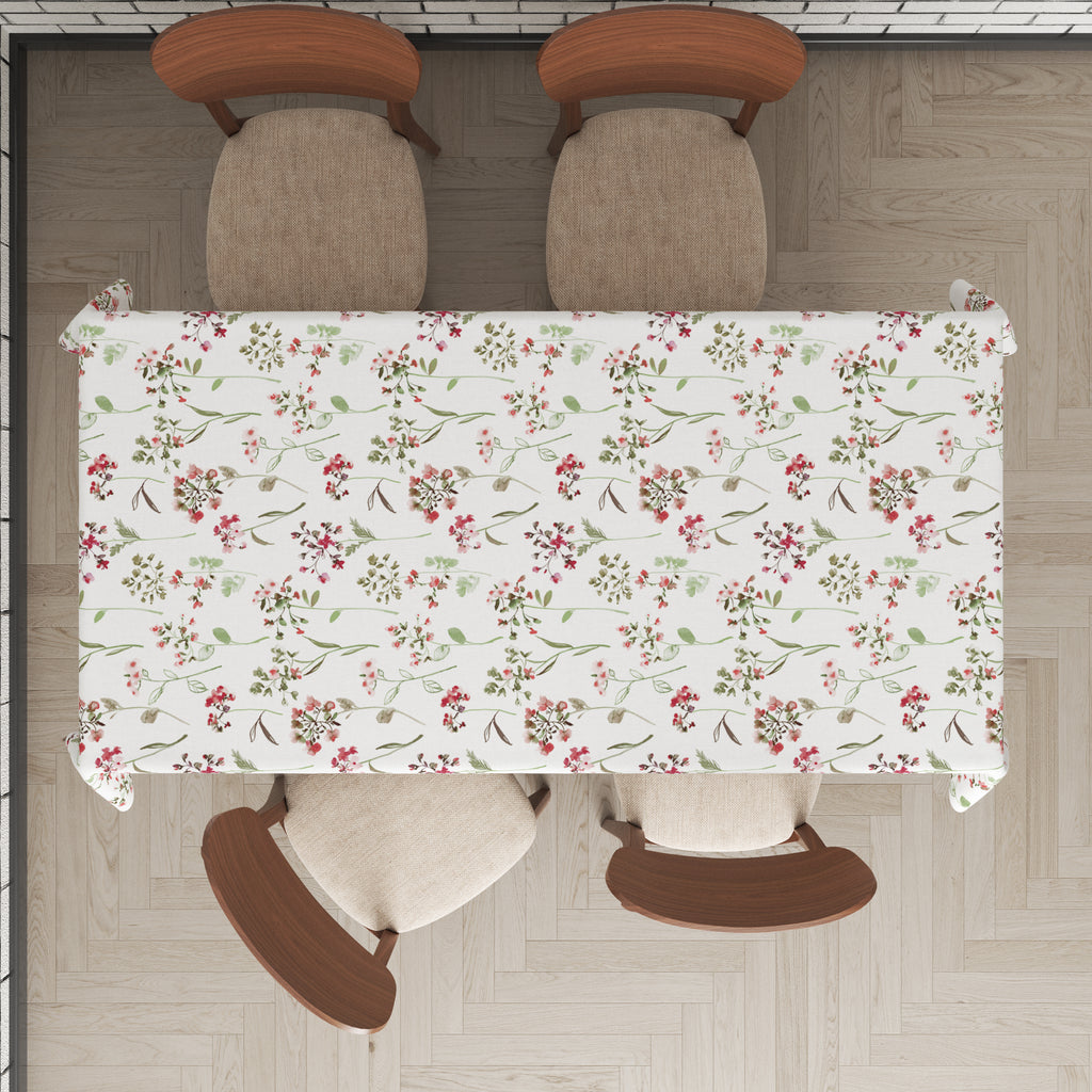 Mantel de hule estampado, impermeable y fácil de limpiar | Lise verde