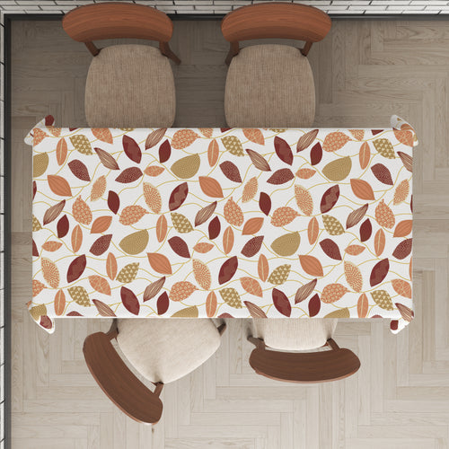 Mantel de hule estampado, impermeable y fácil de limpiar | Luab burdeos