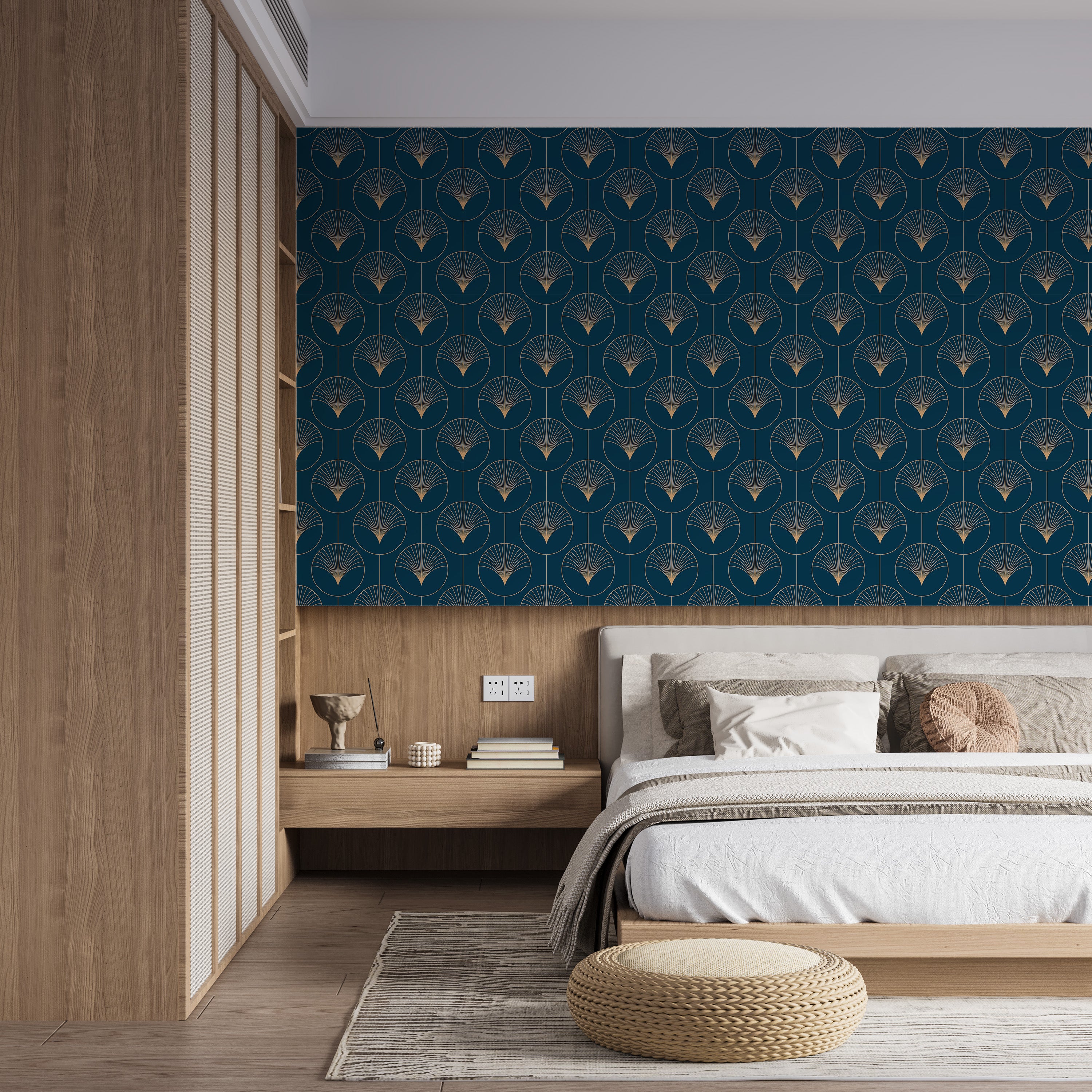 Papel pintado vinílico adhesivo Wallplas Bolas