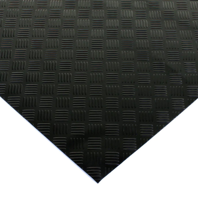 Suelo Vinílico PVC Aspas Negro