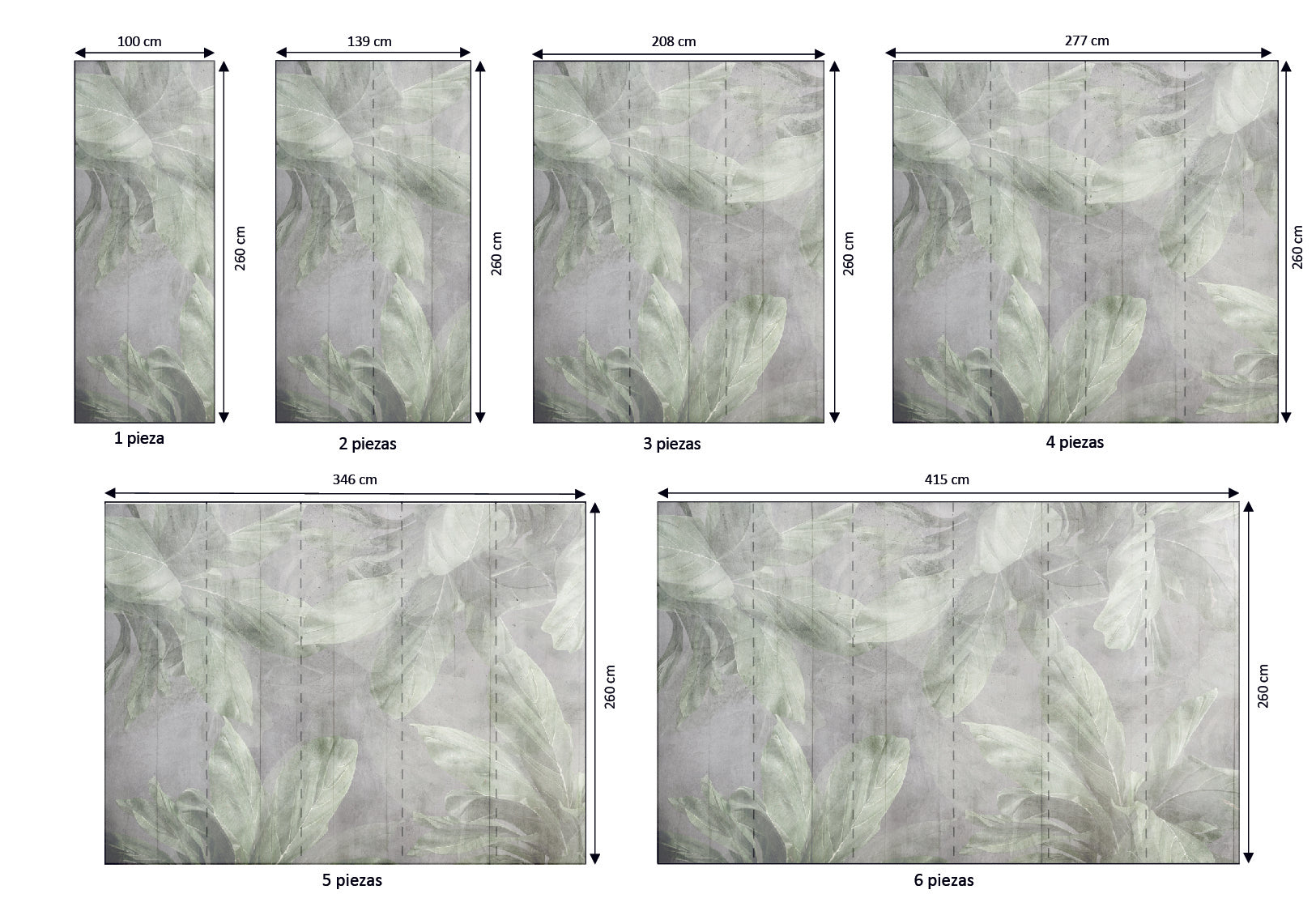 Mural vinílico autoadhesivo Wallplas Betancuria