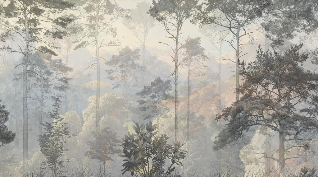 Mural vinílico autoadhesivo Wallplas Bosque