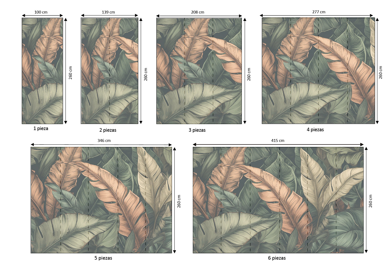 Mural vinílico autoadhesivo Wallplas Mapa Sanabria