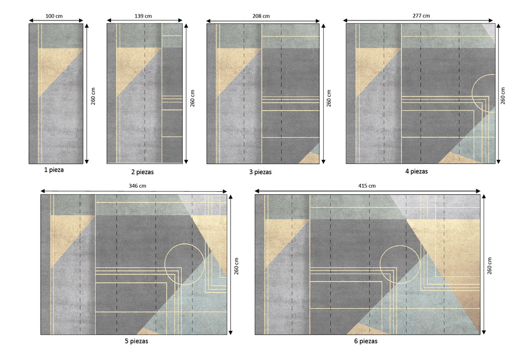 Mural vinílico autoadhesivo Wallplas Cuadro