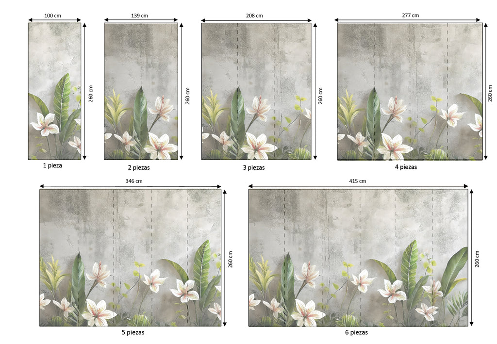 Mural vinílico autoadhesivo Wallplas Vida