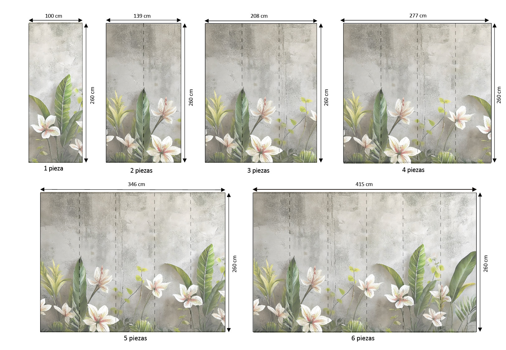 Mural vinílico autoadhesivo Wallplas Vida