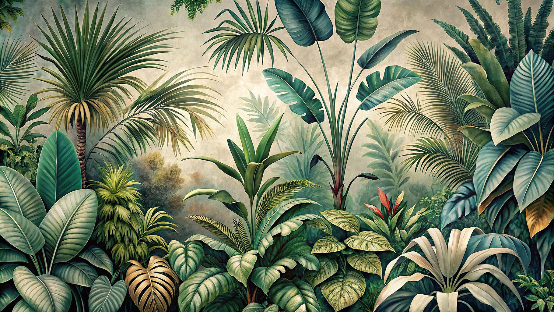 Mural vinílico autoadhesivo Wallplas Laos