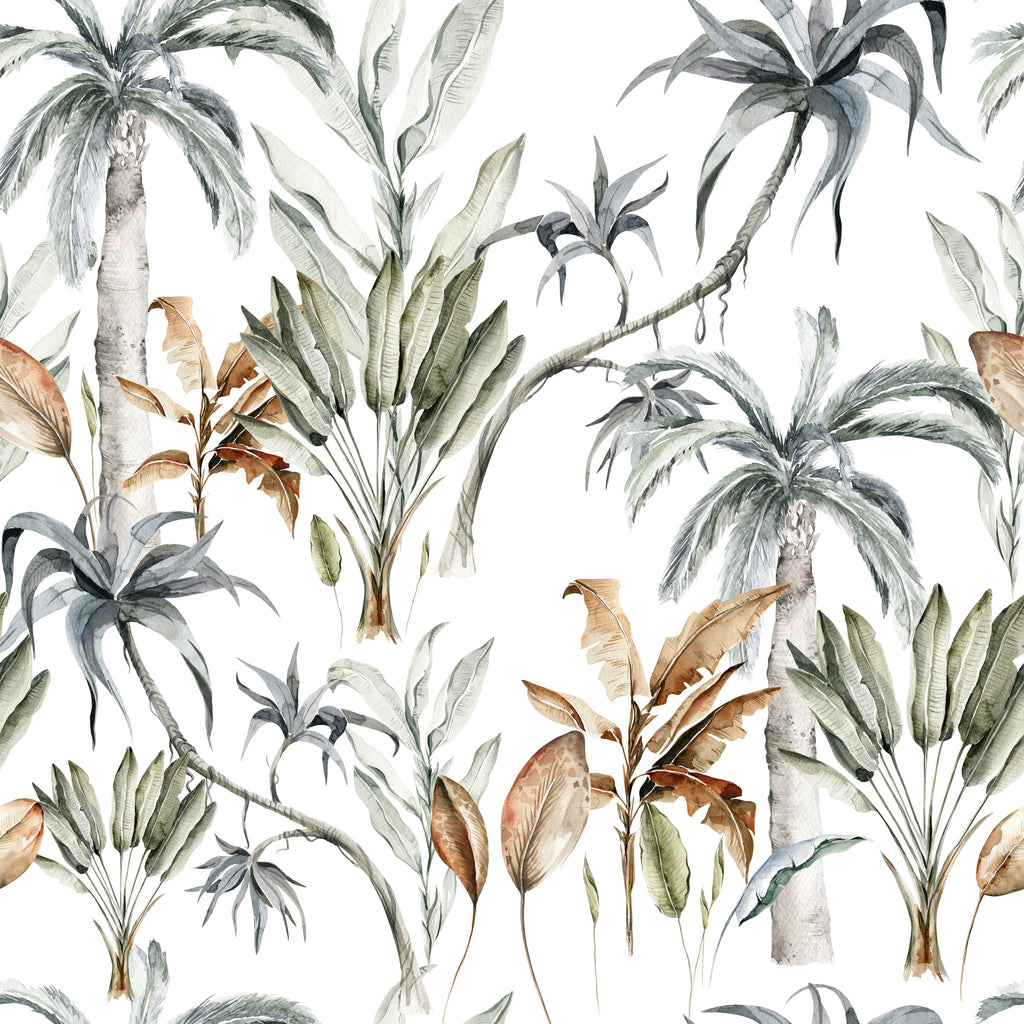 Papel pintado vinílico adhesivo Wallplas Palmeral