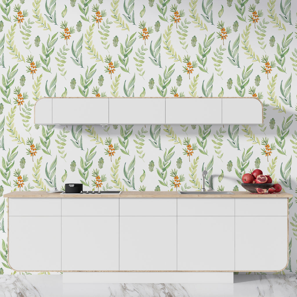 Papel pintado vinílico adhesivo Wallplas Ramitas