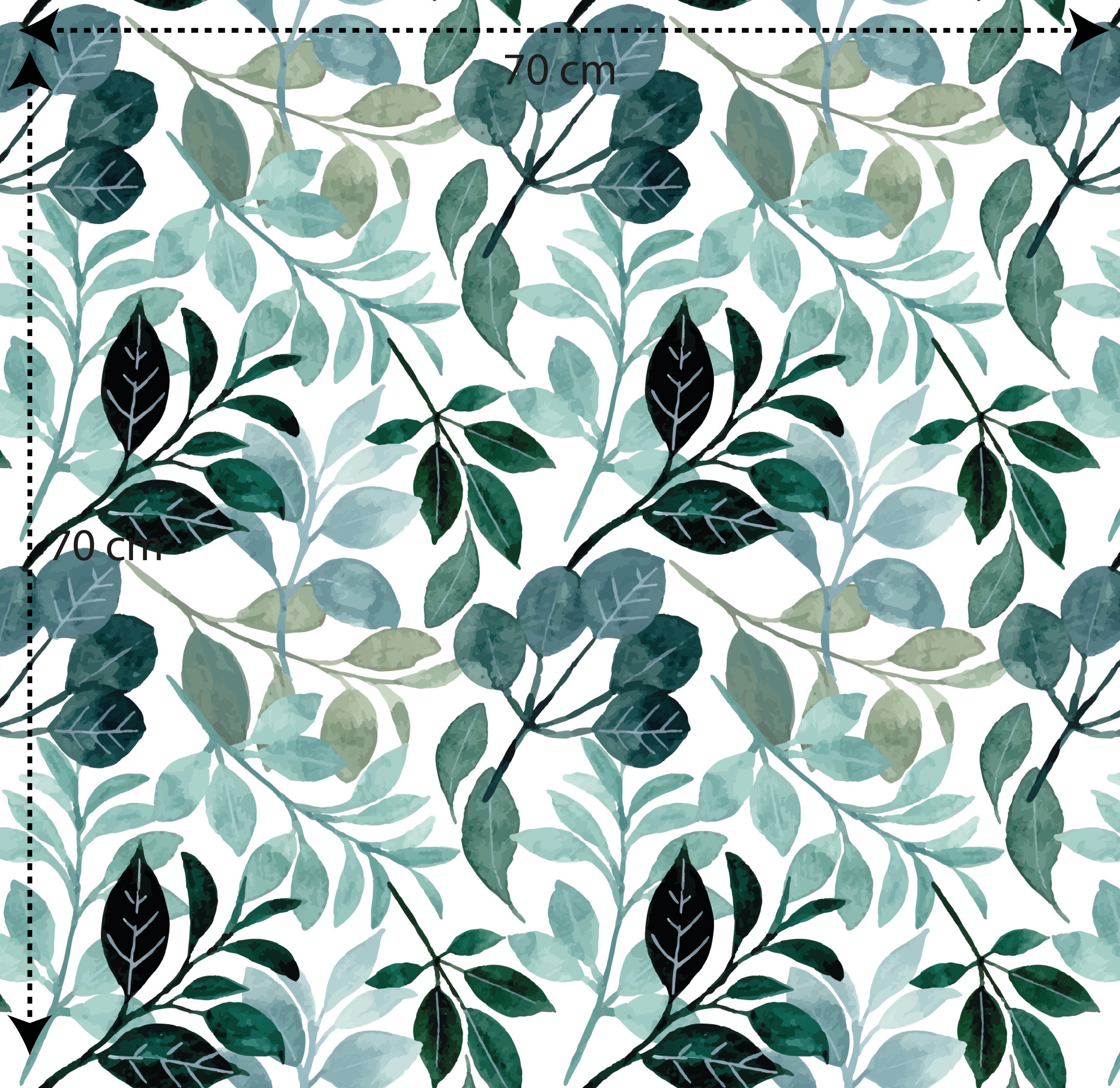 Papel pintado vinílico adhesivo Wallplas Eucaliptos