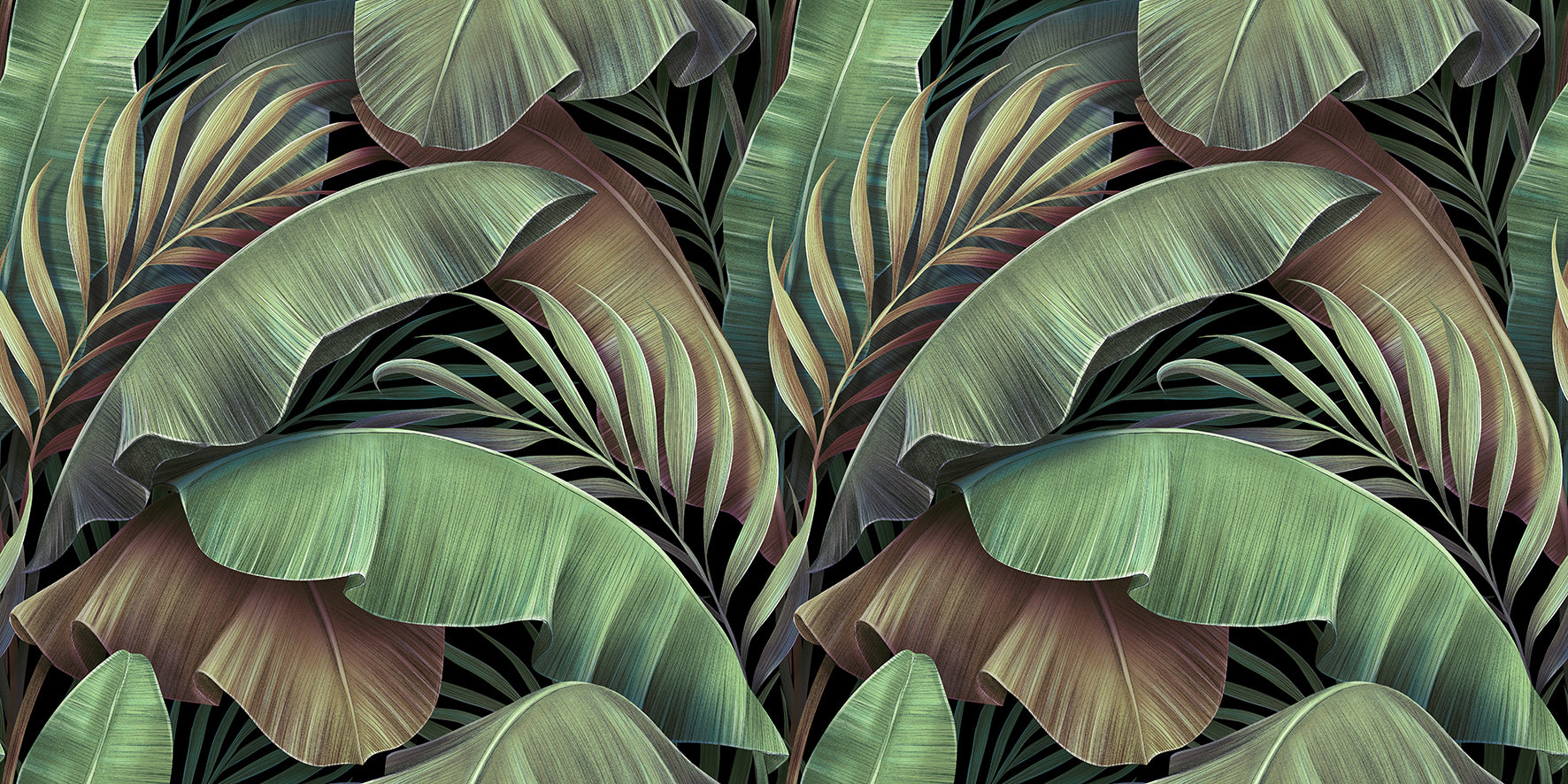 Papel pintado vinílico adhesivo Wallplas Tropical