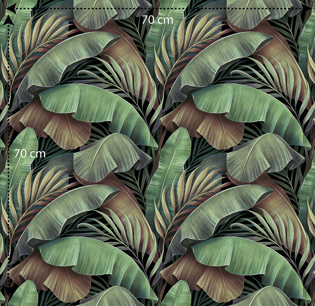 Papel pintado vinílico adhesivo Wallplas Tropical