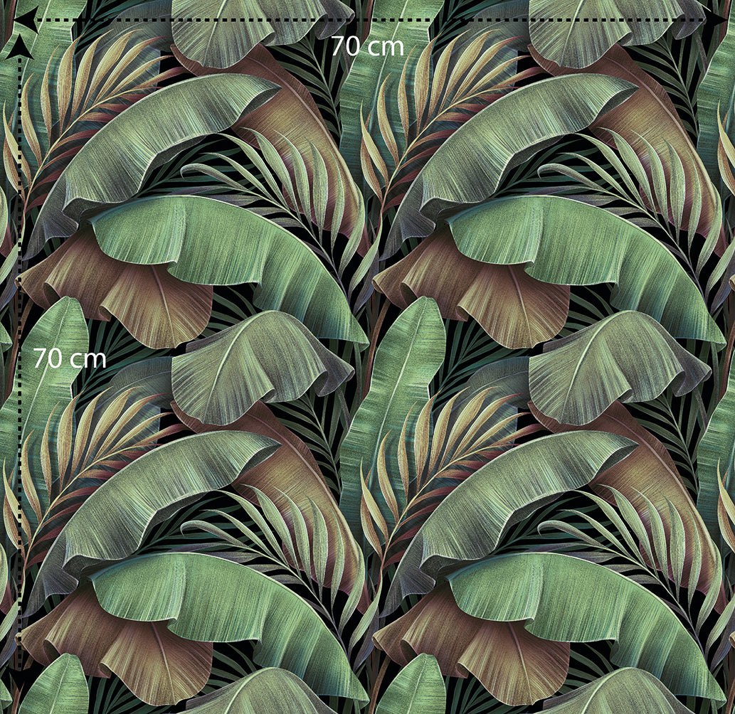 Papel pintado vinílico adhesivo Wallplas Tropical