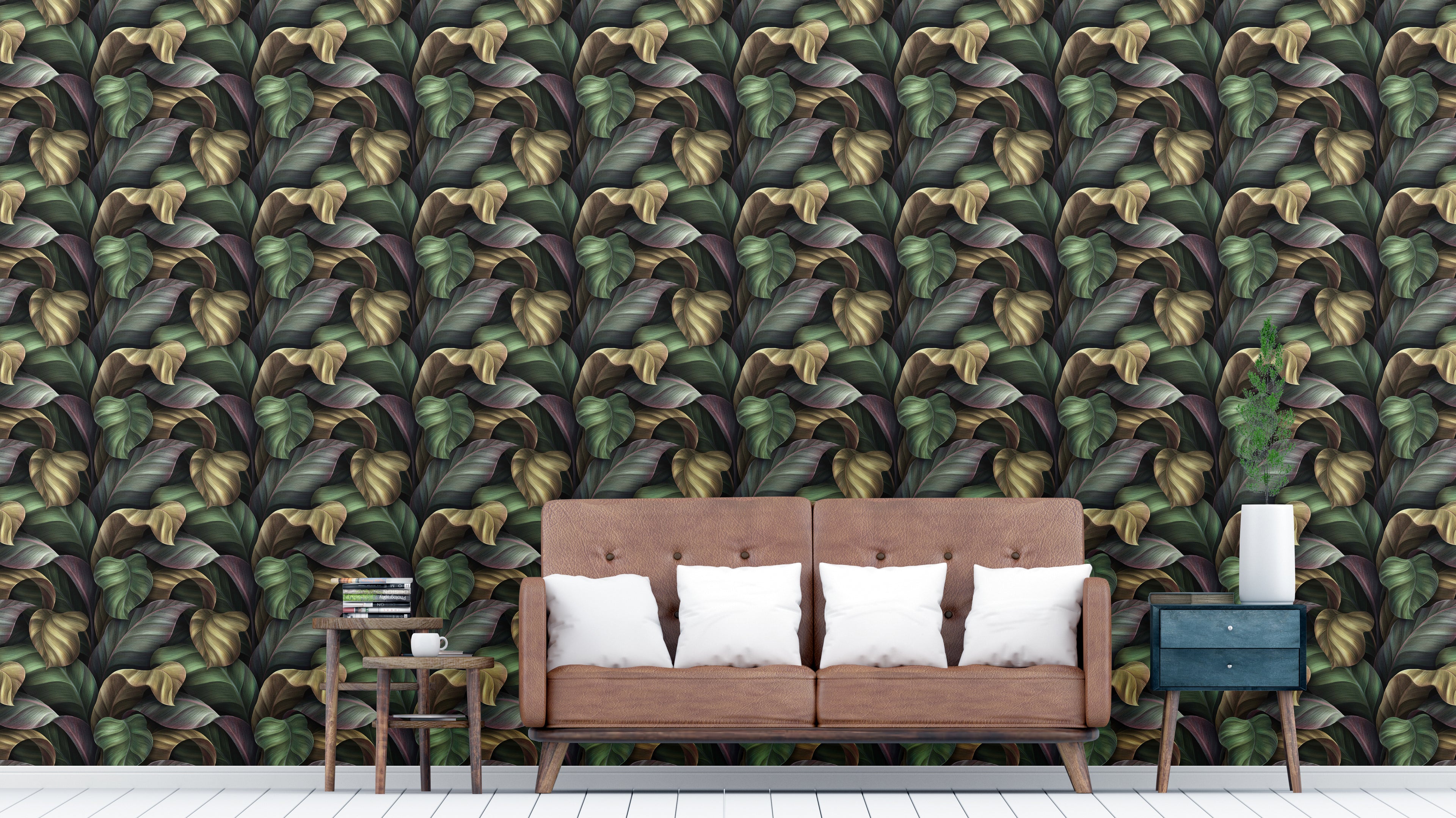 Papel pintado vinílico adhesivo Wallplas India